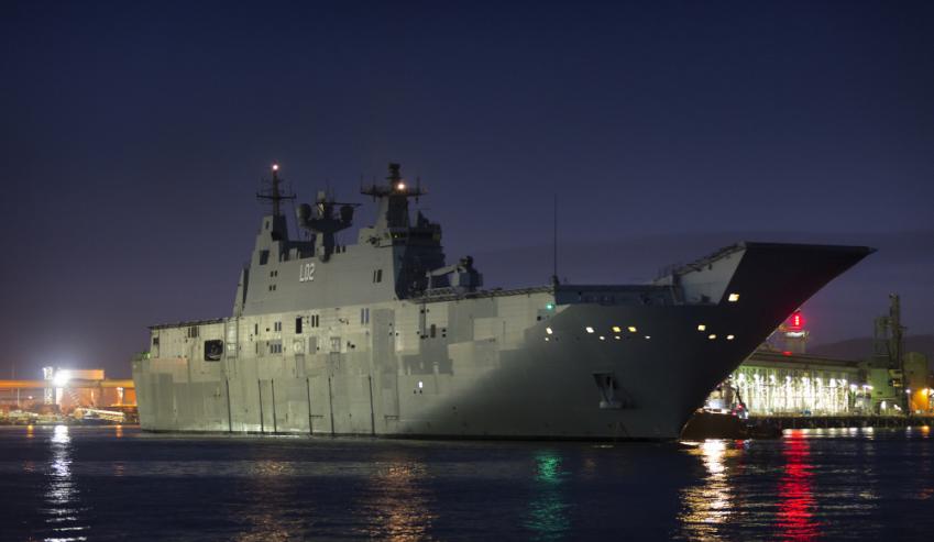 Photo Essay: HMAS Canberra returns home