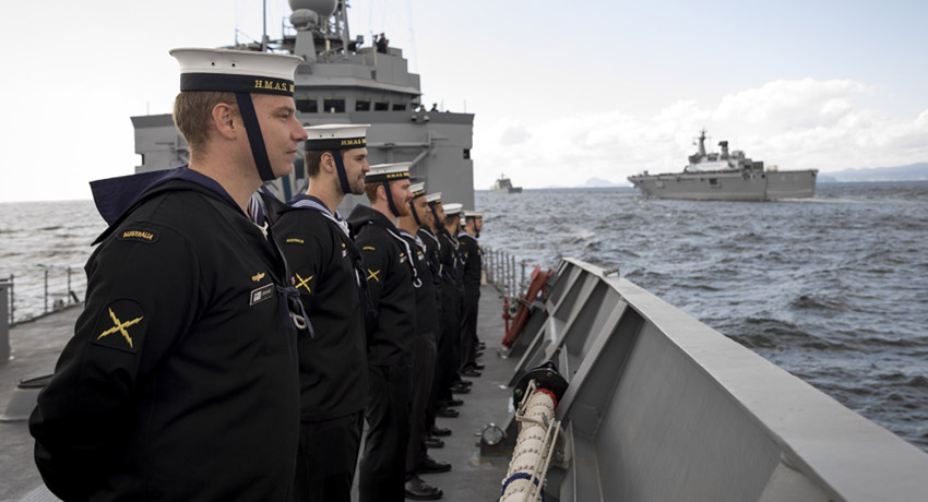 Photo Essay: HMAS Melbourne returns home for final time