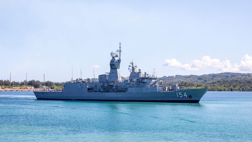 Photo Essay: HMA Ships arrive in Guam