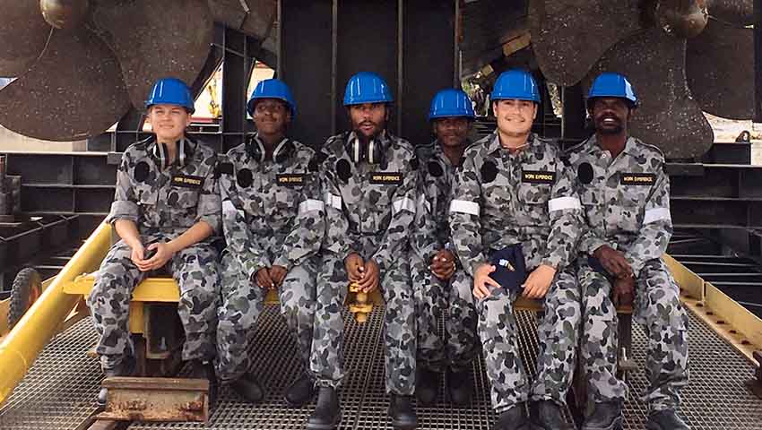 Navy work experience opens students’ eyes to defence careers