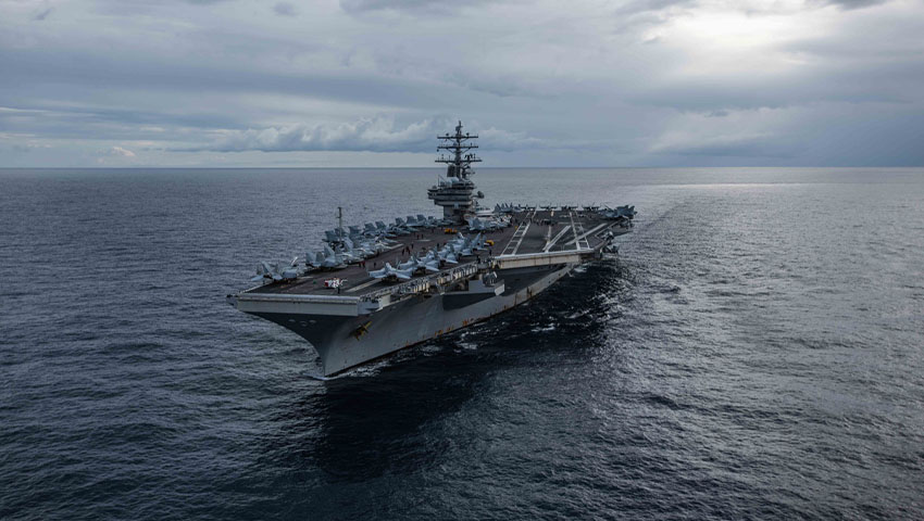 Photo Essay: 100,000 tons of diplomacy – the might of the USS Ronald Reagan