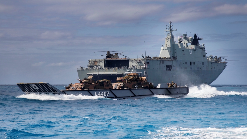 Navantia Australia completes LHD landing craft CCTV power up