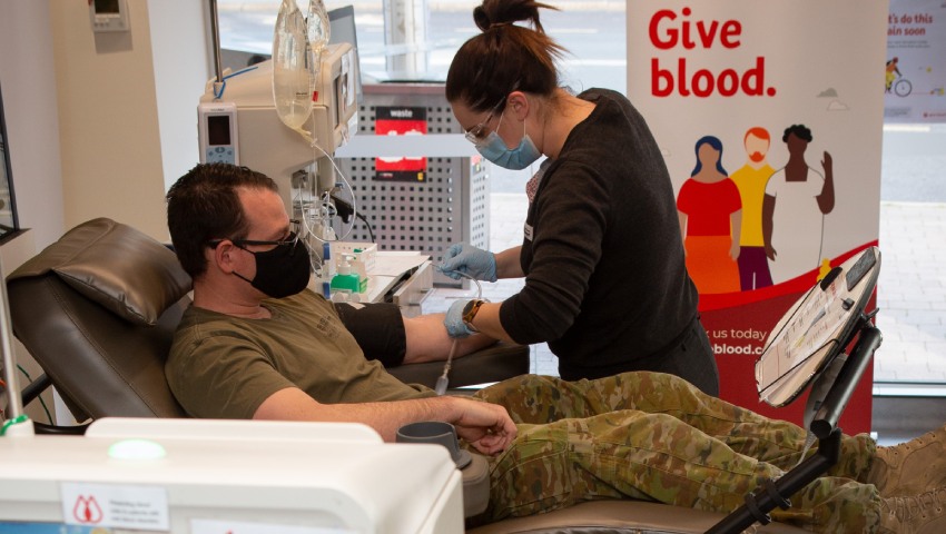 Defence blood donation appeal 2021 officially underway