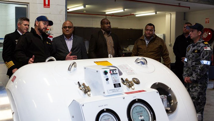 RAN delivers diving familiarisation tour to Fiji