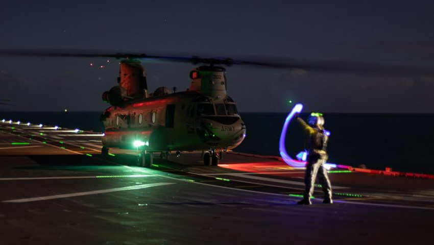 HMAS Adelaide provides vital rapid response training for Army Chooks