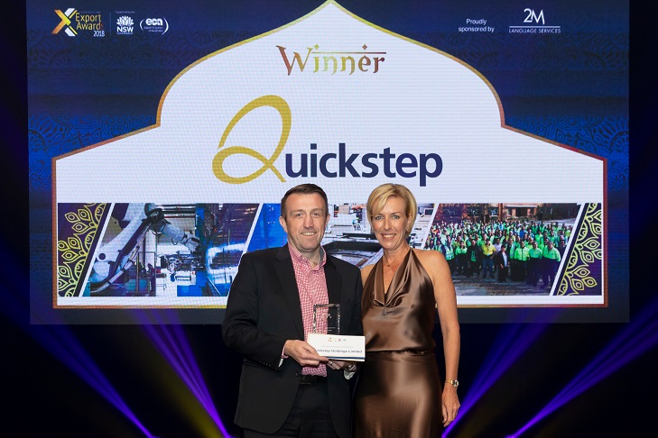Quickstep Holdings Premiers Export Awards