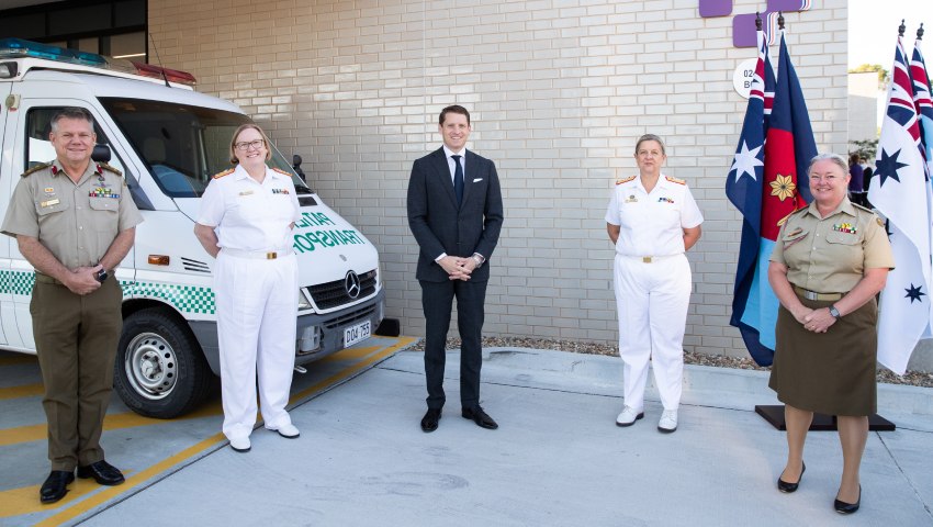 Assistant Minister for Defence Andrew Hastie officially opens ACT Health Centre at Duntroon