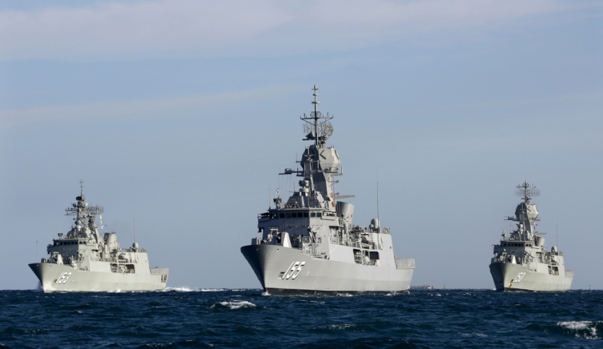 Royal Australian Navy ships join Exercise Pacific Vanguard