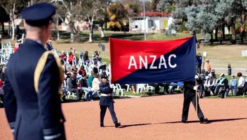 Anzac Day flag dc