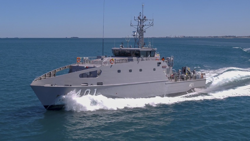 Commonwealth delivers Guardian Class vessel to Kiribati