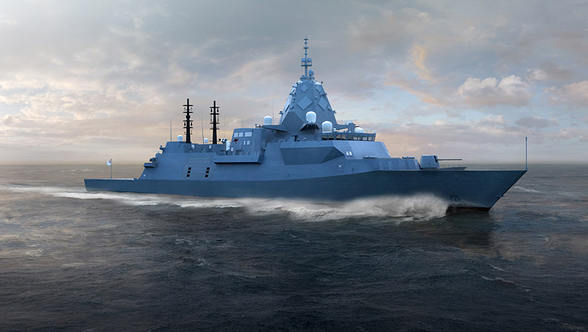 ãBAE Systems prepares Hunter frigate prototypingãçåçæå°çµæ