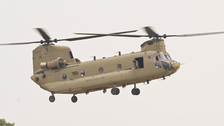 Boeing Chinook helicopter dc