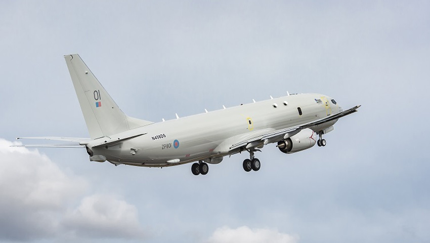 First flight for Royal Air Force’s Boeing P-8A Poseidon