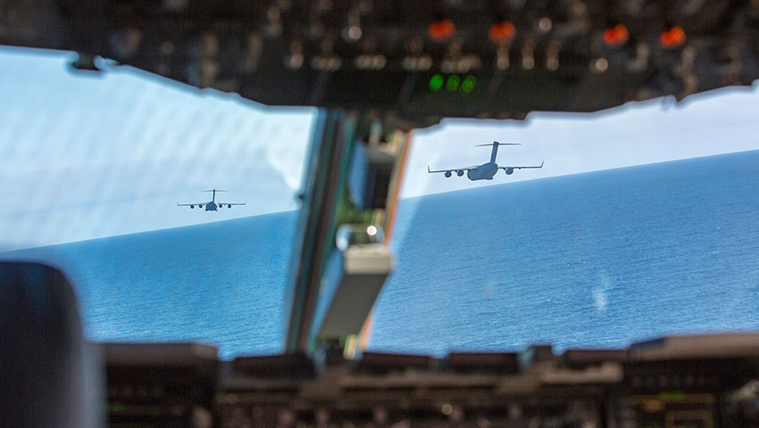 RAAF and USAF partner on strategic airlift training exercise