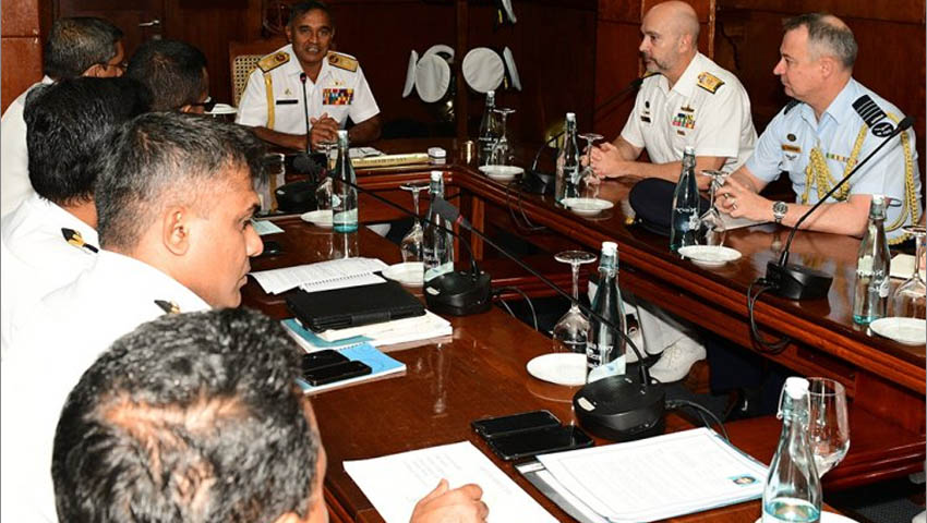 Combined Task Force 150 Commander conducts leadership engagement in India and Sri Lanka