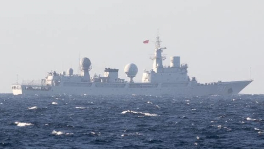 Chinese intelligence ship approaches Qld coast