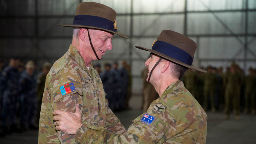 Command of ADF operations in the Middle East handed over
