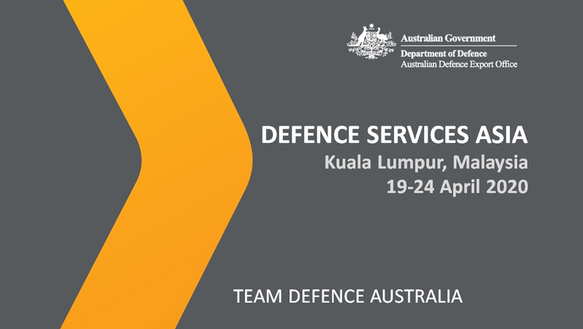 TDA calls for Defence Services Asia 2020 expo industry participants 