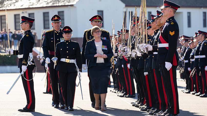 Passing out parade for international students of Royal Military College