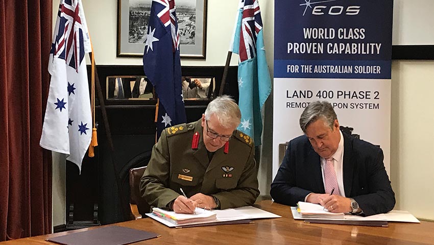 Commonwealth signs LAND 400 Phase 2 RWS contract