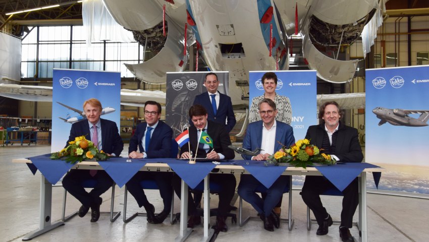 Embraer, Fokker Techniek and Fokker Services MoU aim for defence industry