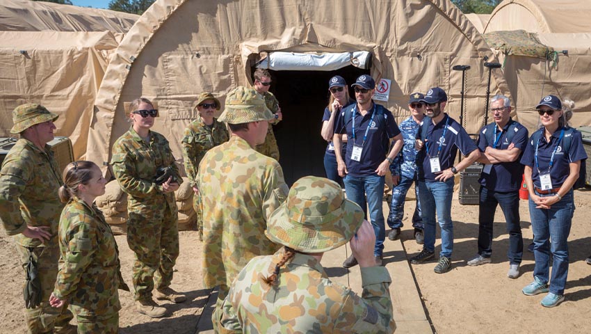 Reserve Employers experience military health capabilities at TS19