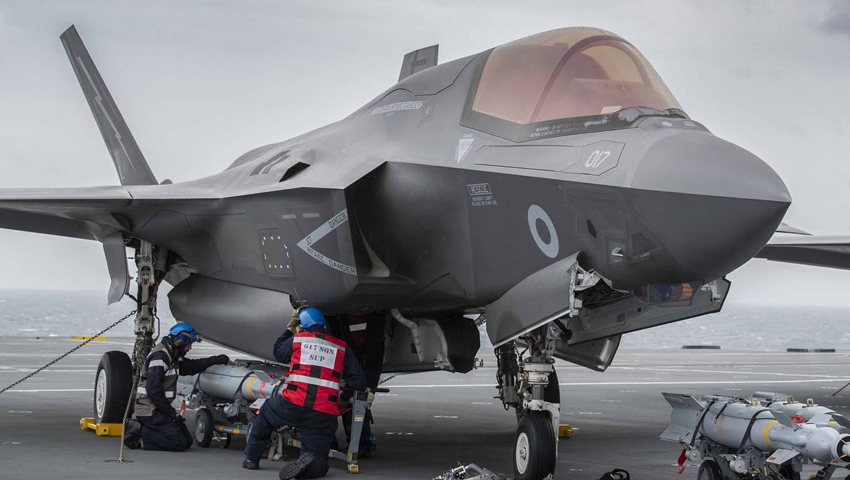 Royal Navy F-35Bs complete live weapons training from HMS Queen Elizabeth