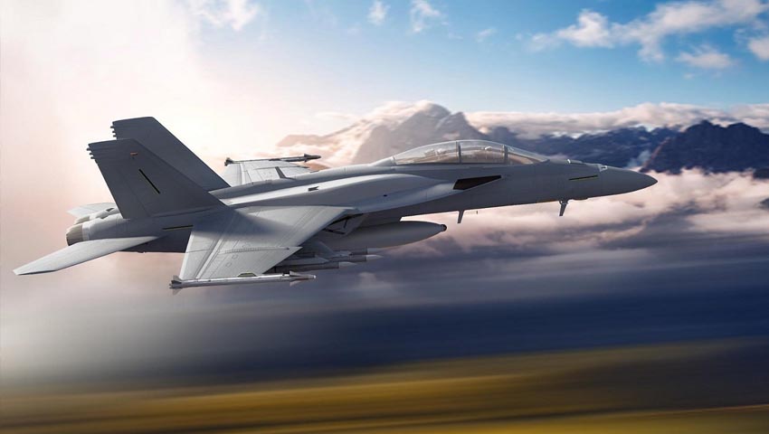 Boeing shows off F/A-18 Block III Super Hornet concept