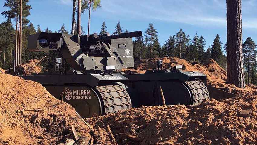 Next-gen weaponised UGV revealed at Estonian military exercise