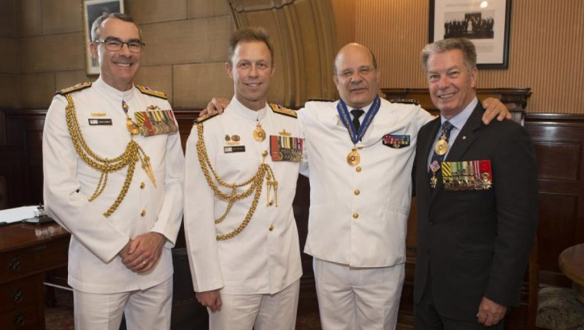 French Navy Chief made honorary officer of the Order of Australia