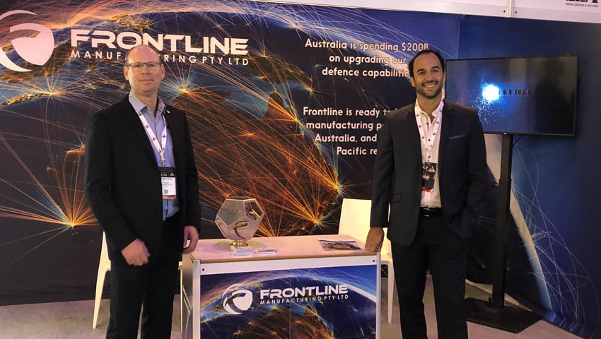 Frontline Manufacturing exhibits capabilities at ISDEF Expo