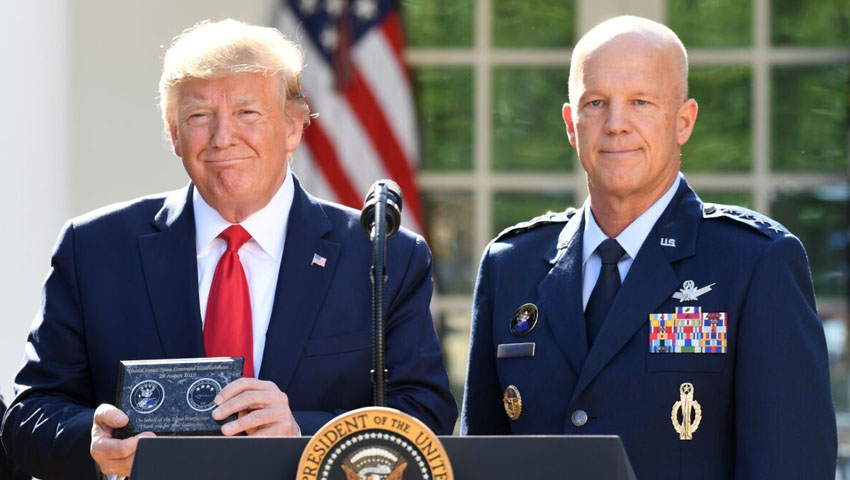 USAF General Jay Raymond sworn in as head of US Space Force