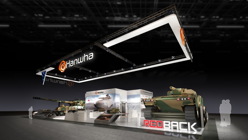 Hanwha to display upgraded Huntsman and Redback IFVs at Land Forces