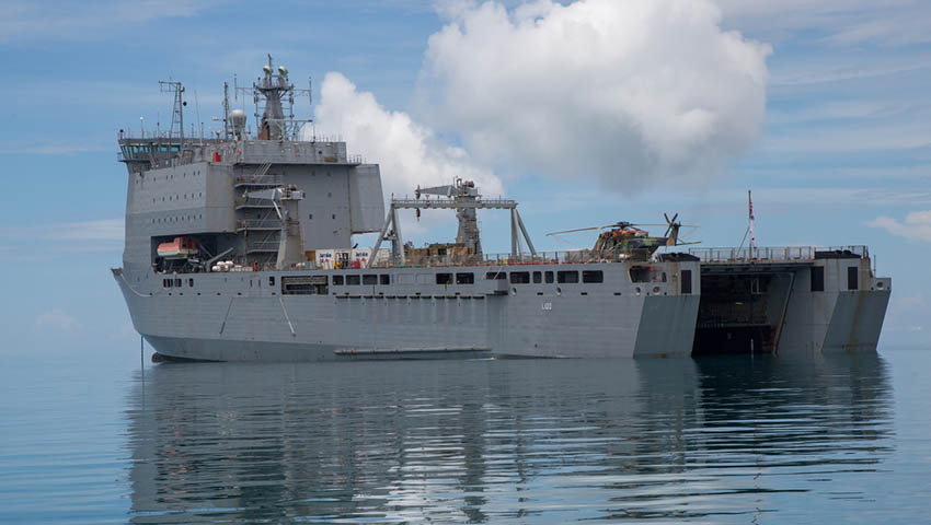HMAS Choules completes Vanuatu training and engagement mission