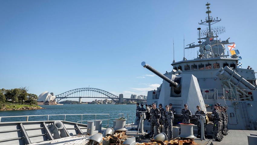 HMAS Parramatta embarks on regional deployment