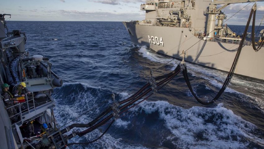HMAS Stalwart executes milestone replenishment at sea