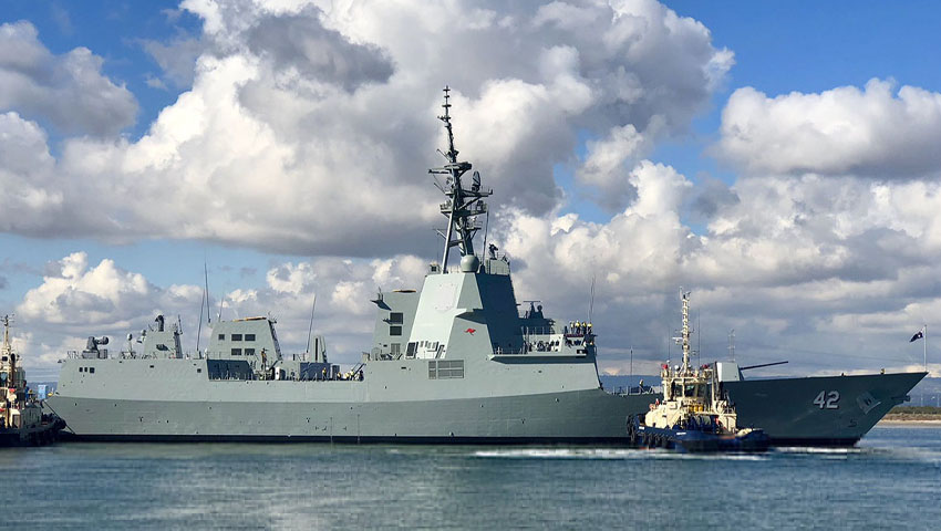 Clean sweep: NUSHIP Sydney completes sea trials