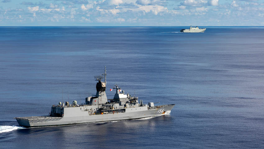 Joint maritime exercise focuses on allied interoperability in the Indian Ocean