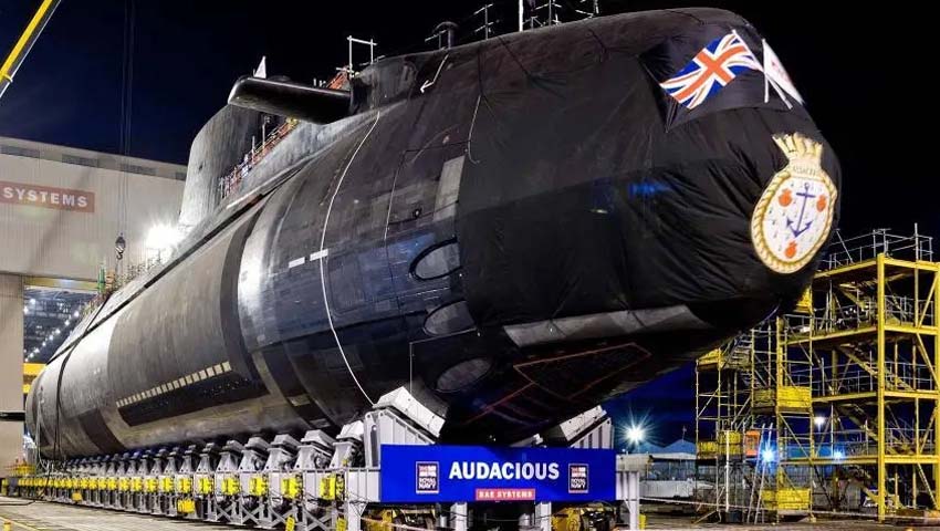 Royal Navy takes delivery of latest Astute class fast attack submarine