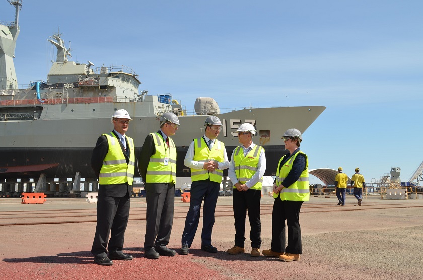henderson maritime facility ministers ciobo and reynolds