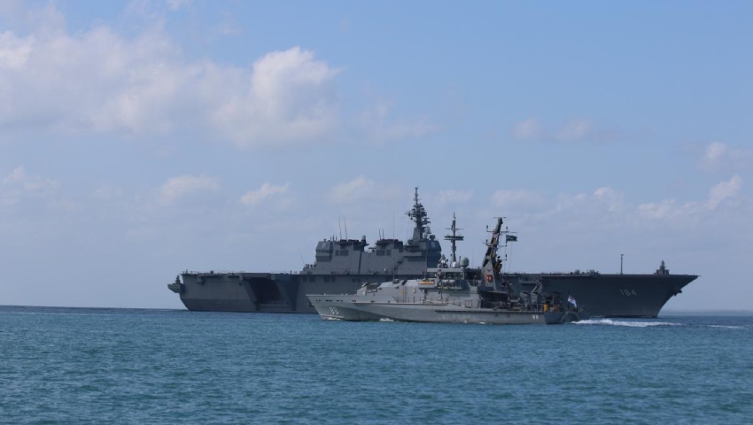 RAN farewells Japanese Navy vessels