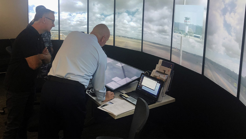 Kongsberg team demonstrates remote tower capabilities at RAAF Amberley