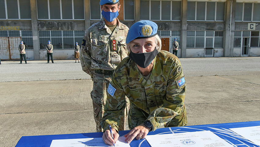 MAJGEN Pearce completes tenure as Force Commander UN in Cyprus
