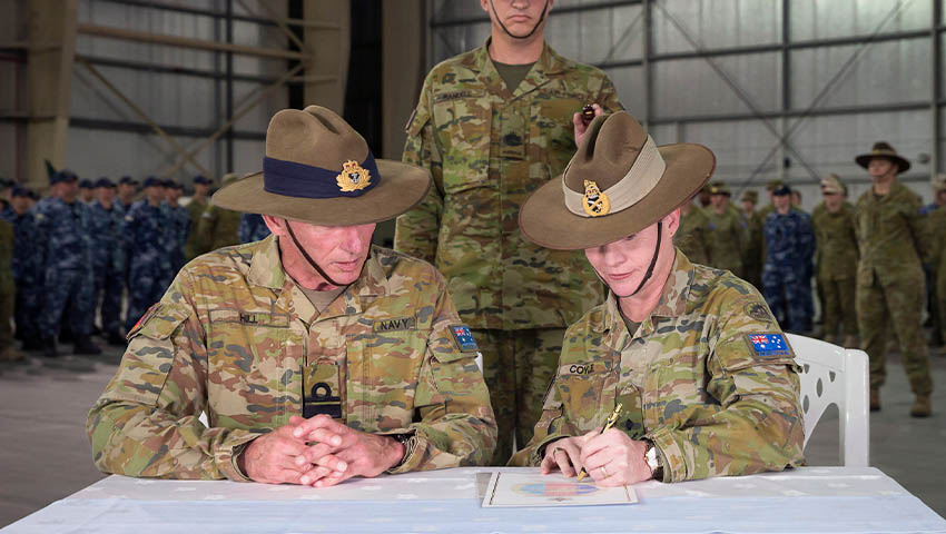 Joint Task Force 633 welcomes new commanding officer