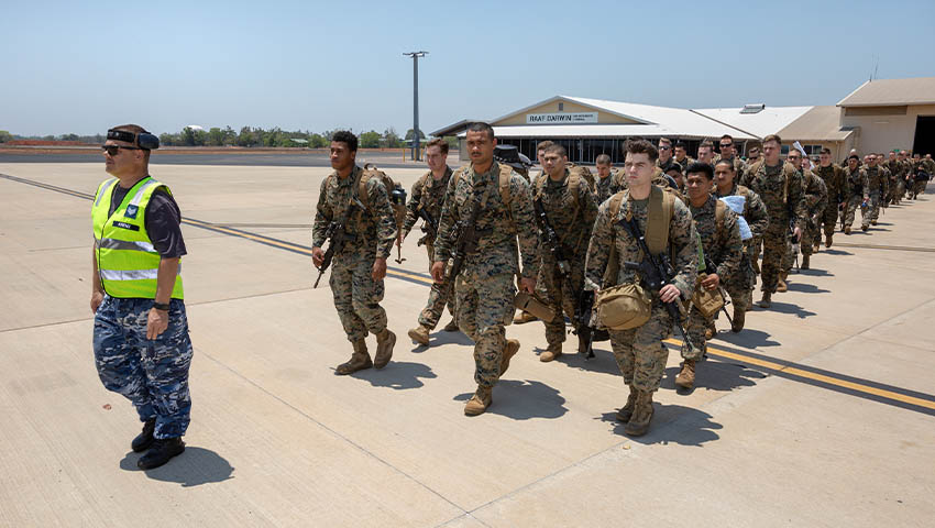 Farewell! US Marines depart Darwin after latest MRF-D rotation
