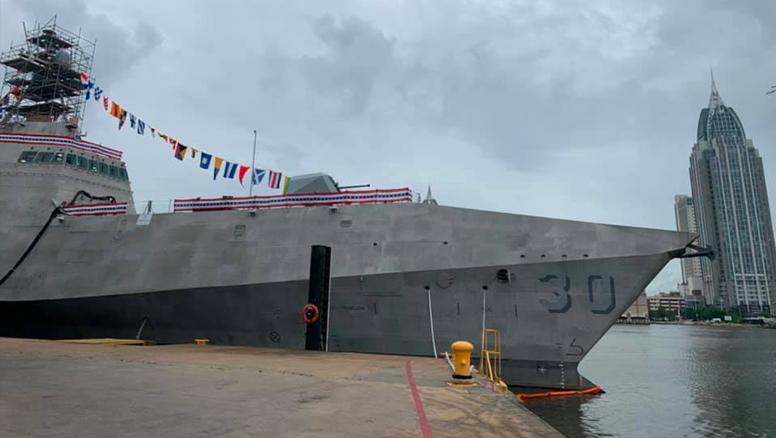 New combat ship dubbed USS Canberra