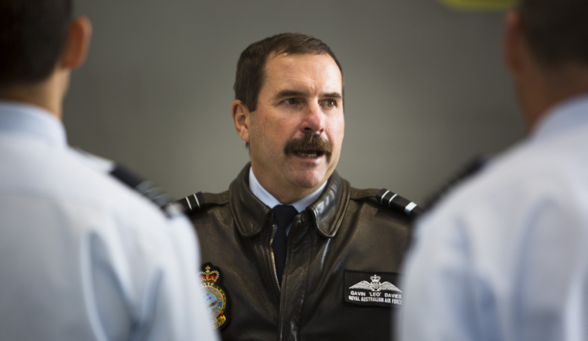 Chief of Air Force Air Marshal Leo Davies