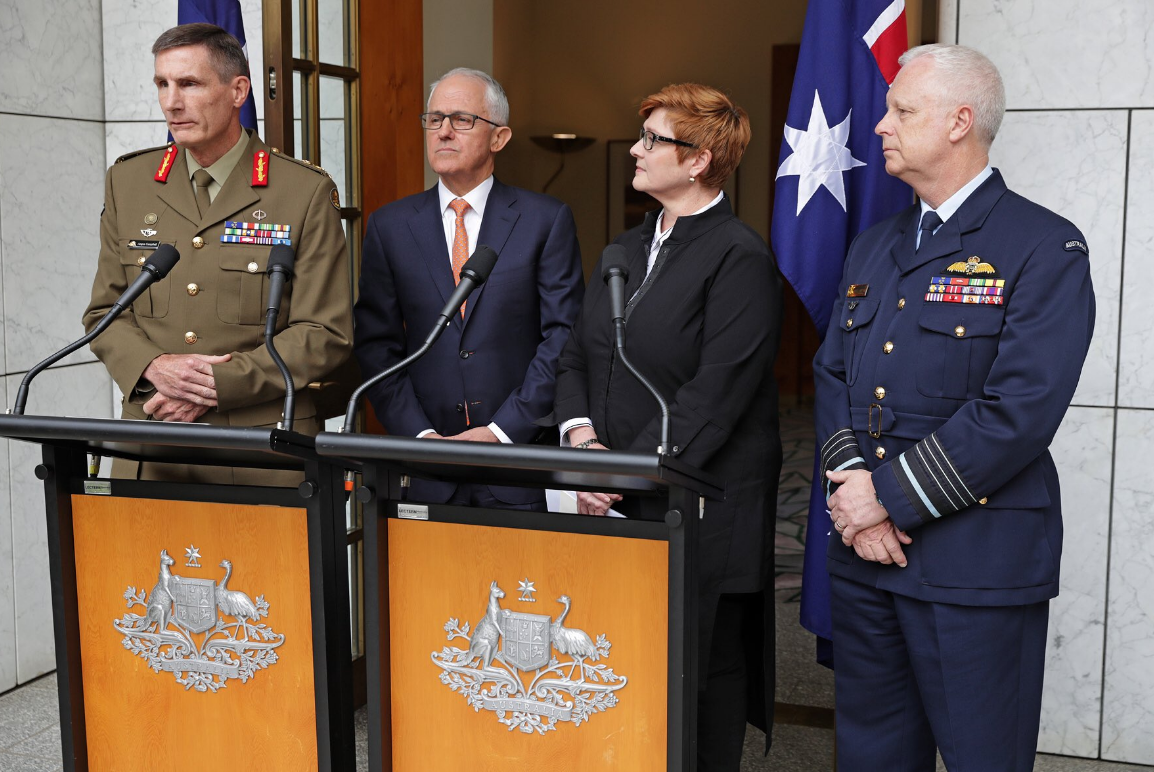 chief of defence announcement