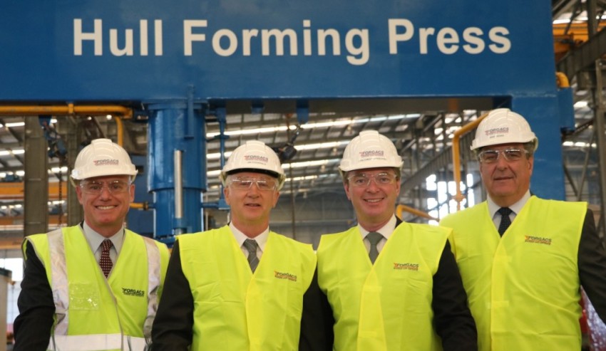 multi million dollar shipbuilding facility construction commences in wa