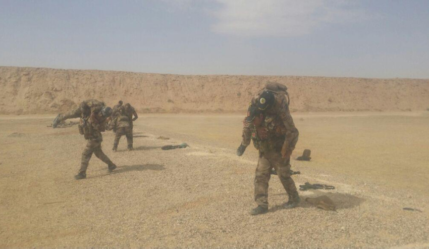 iraqi army soldiers from the counter terrorism service